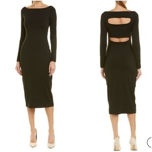 Susana Monaco Midnight Blue Cut Out Dress Small